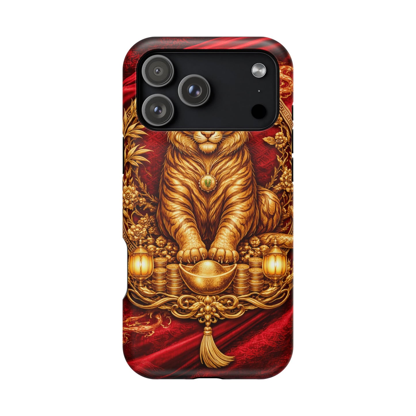 Tiger • Lunar Armor • Imperial Banner • Apple iPhone 17 Pro • MagSafe Tough Case