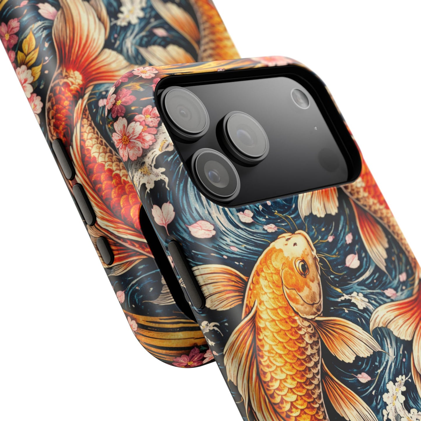 Crimson Current – Bound Reflection • Obsidian Irezumi™ • Apple iPhone 17 Pro • MagSafe Tough Case