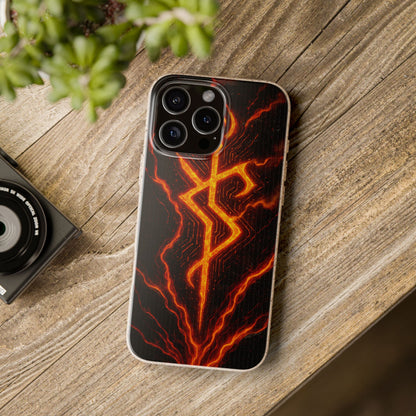 Molten Glyph • Apple iPhone 16 Eco-Friendly Phone Case