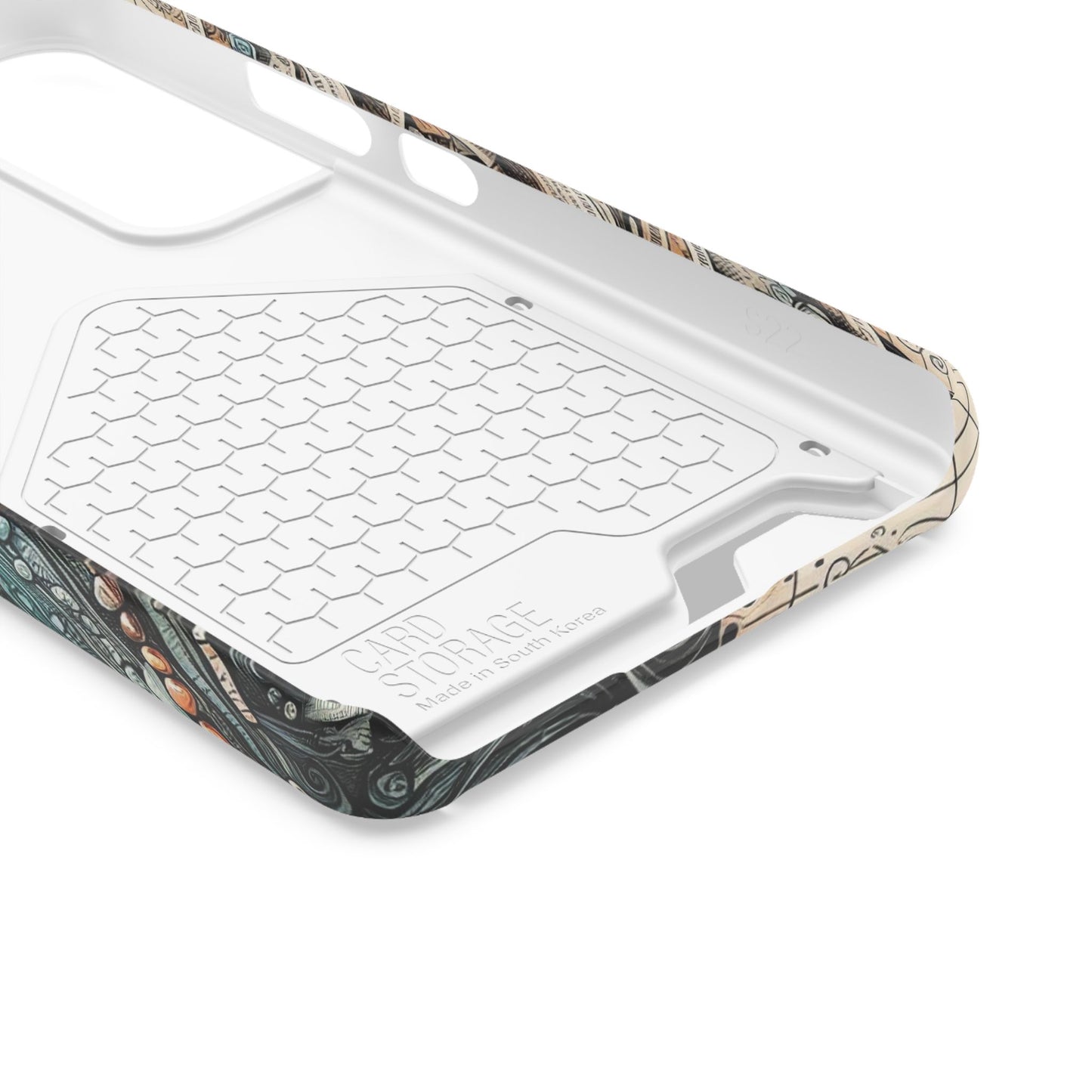 Aeros Divide • Samsung Galaxy S22 • Tough Case with Card Holder • Wireless Friendly