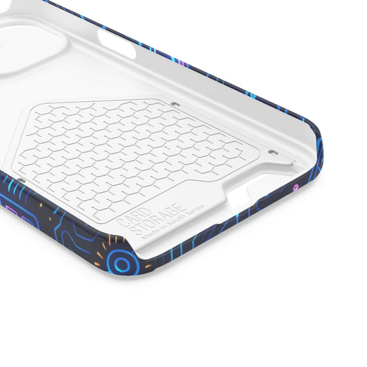 Cypher Glyphs • Apple iPhone 13 • MagSafe® Tough Case with Card Holder