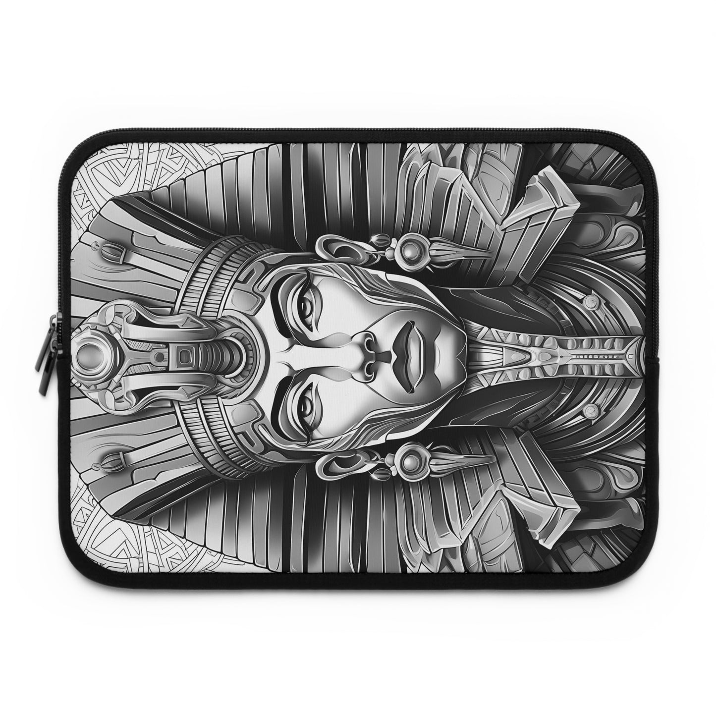 Throne of the Architect • Dual Zipper Laptop Sleeve tech accessory by Black Hat Pixels