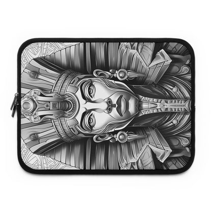 Throne of the Architect • Dual Zipper Laptop Sleeve tech accessory by Black Hat Pixels