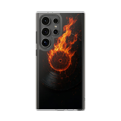 Vinyl Inferno • Samsung Galaxy S24 • Clear Case