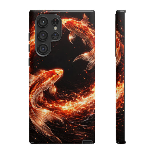 Fire Koi • Samsung Galaxy S22 • Tough Case • Wireless Friendly