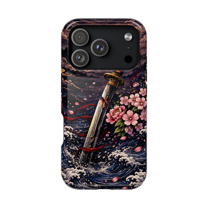 Forged Edge – Fractured Oath • Obsidian Irezumi™ • Apple iPhone 17 Pro • MagSafe Tough Case