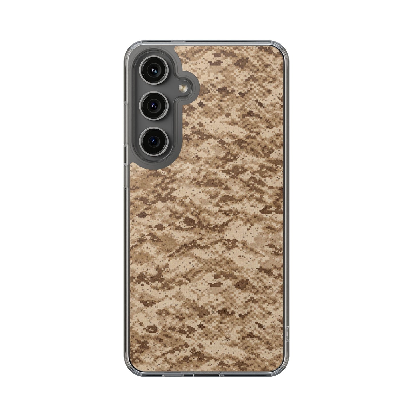 Desert Storm Camo • Samsung Galaxy S24 • Clear Case