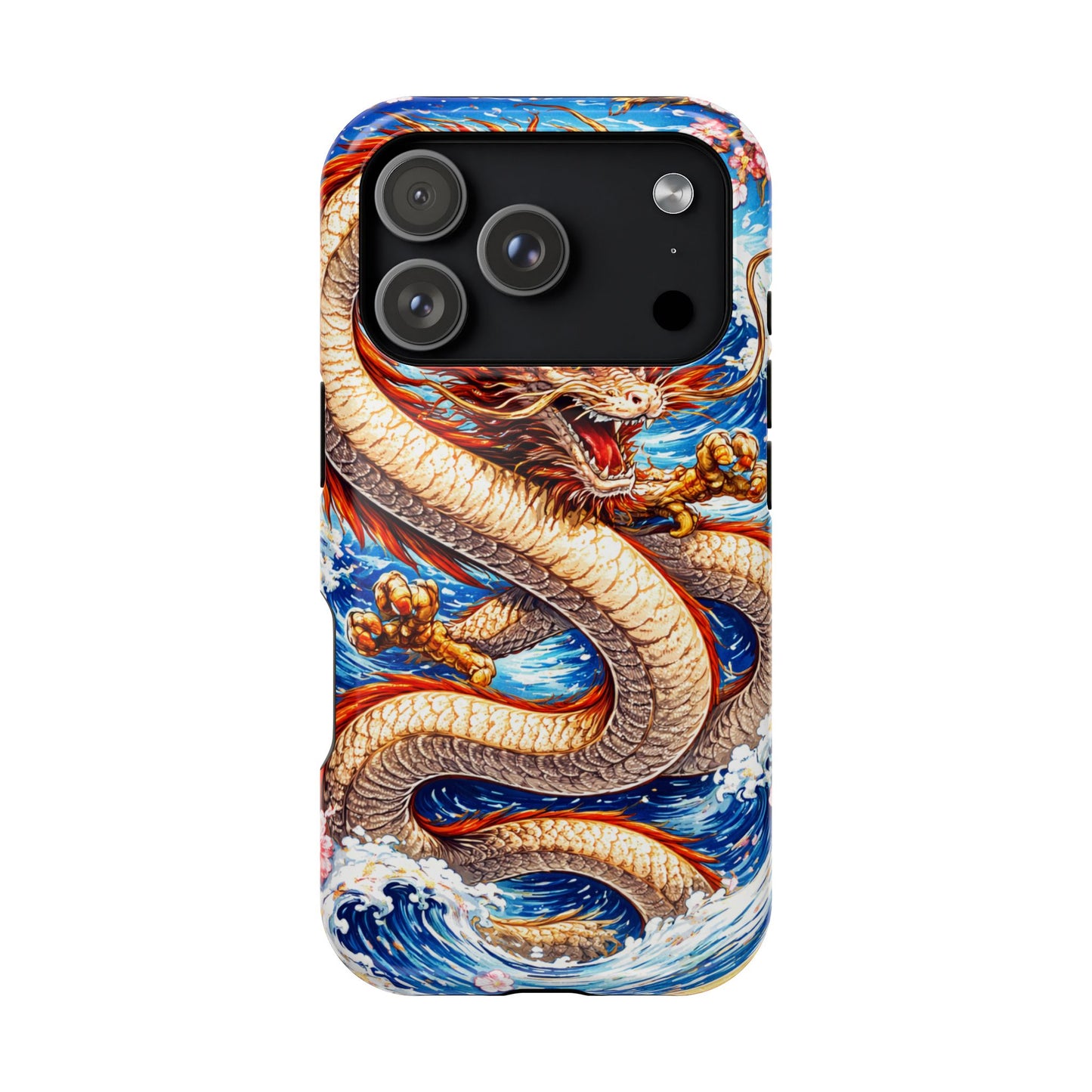 Heaven’s Mandate – Sovereign Oath • Obsidian Irezumi™ • Apple iPhone 17 Pro • MagSafe Tough Case