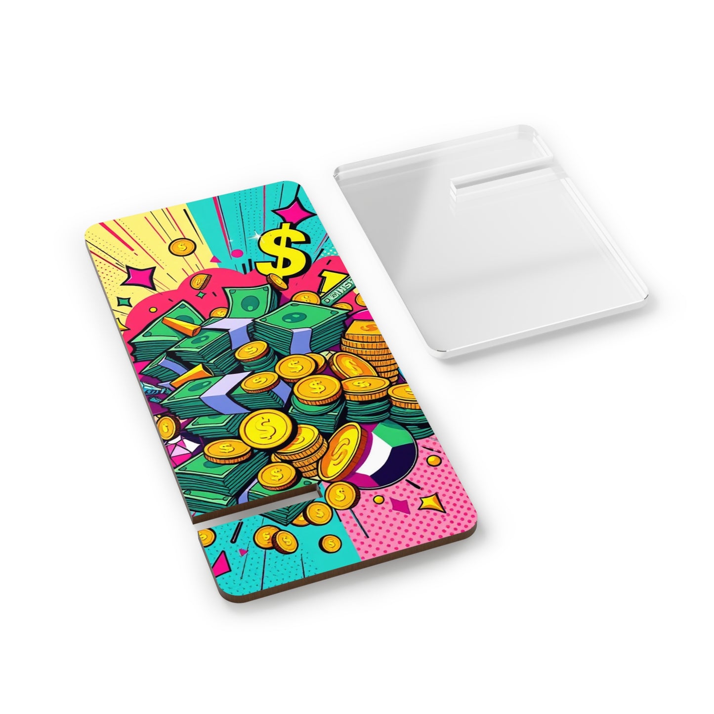 Byte Coin • Smartphone Display Stand tech accessory by Black Hat Pixels