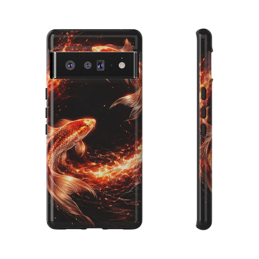 Fire Koi • Google Pixel 6 • Tough Case • Wireless Friendly