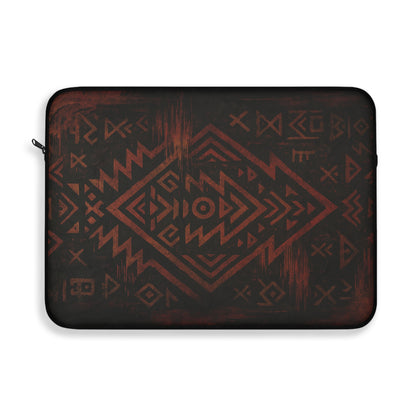 Tribal Glitch • Single Zipper Laptop Sleeve