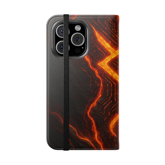 Molten Glyph • Apple iPhone 16 Flip Case