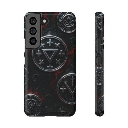 Aether Signal • Samsung Galaxy S22 • Tough Case with Card Holder • Wireless Friendly