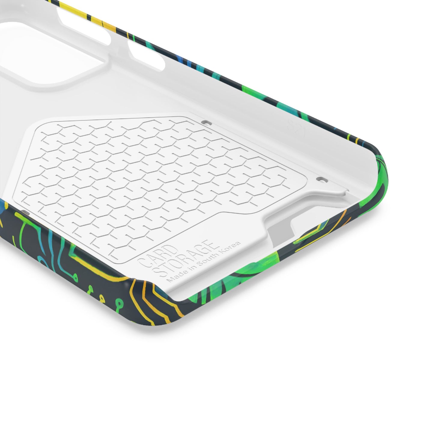 Cyber Tropics • Samsung Galaxy S21 • Tough Case with Card Holder • Wireless Friendly