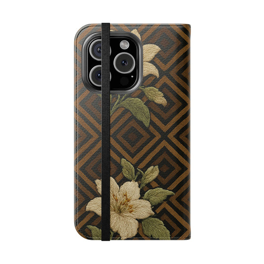 Velvet Bloom • Apple iPhone 16 Flip Case