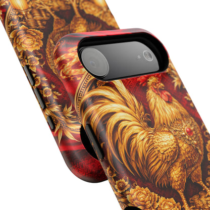 Rooster • Lunar Armor • Imperial Banner • Apple iPhone 17 Pro • MagSafe Tough Case
