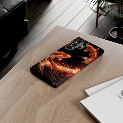 Fire Koi • Samsung Galaxy S23 • Tough Case • Wireless Friendly