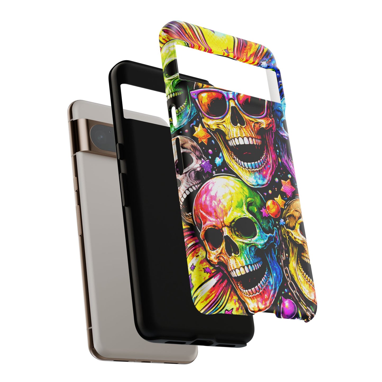 Chromatic Carnage • Google Pixel 8 • Tough Case • Wireless Friendly