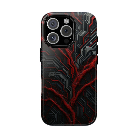 Binary Vein • Apple iPhone 16 • Tough Case • MagSafe®