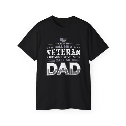 Veteran Dad • T-Shirt • Black Hat Pixels • Unisex apparel by Black Hat Pixels