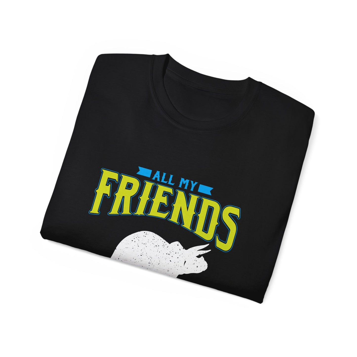All My Friends Are Dead • T-Shirt • Black Hat Pixels • Unisex apparel by Black Hat Pixels