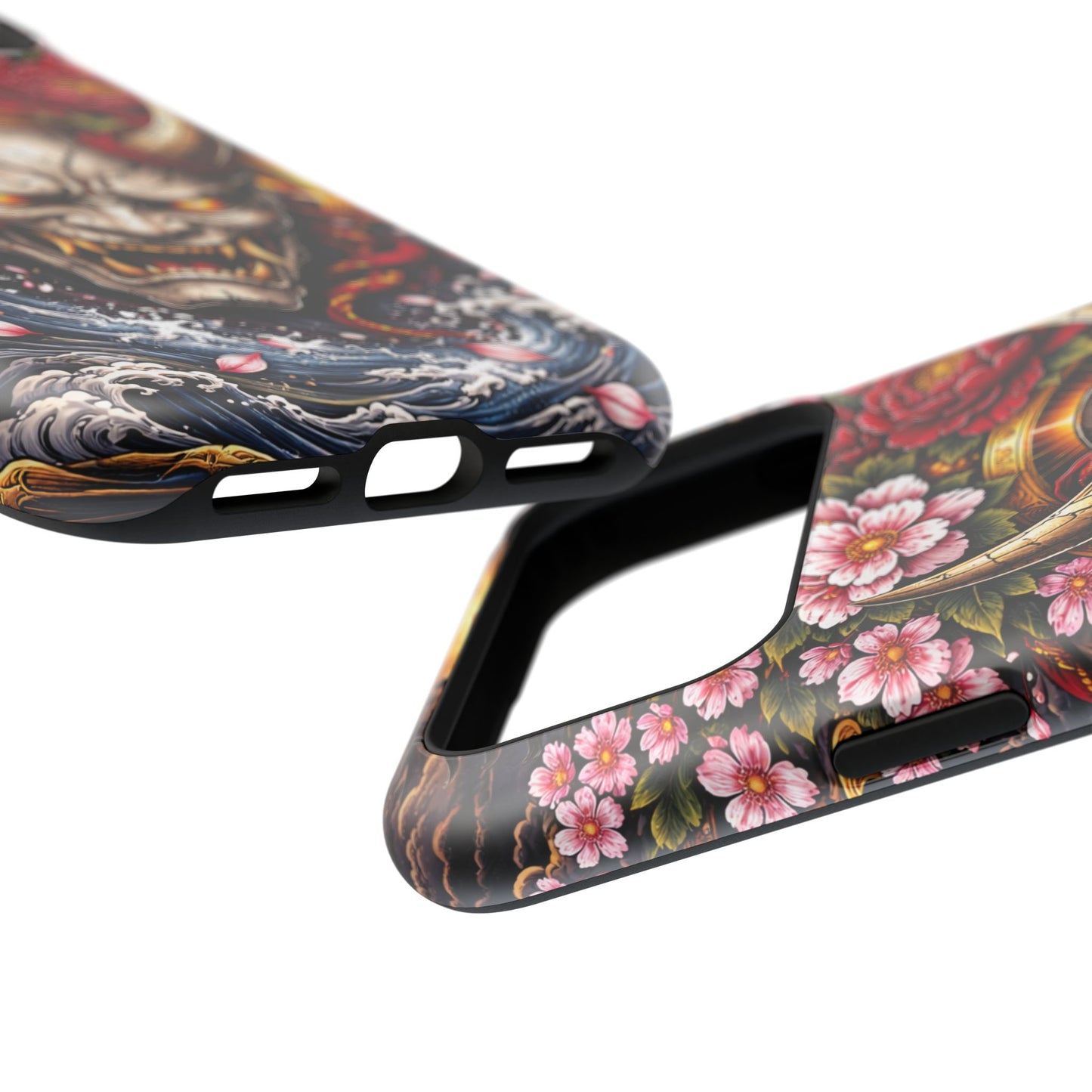 The Watcher – Crimson Discipline • Obsidian Irezumi™ • Apple iPhone 17 Pro • MagSafe Tough Case