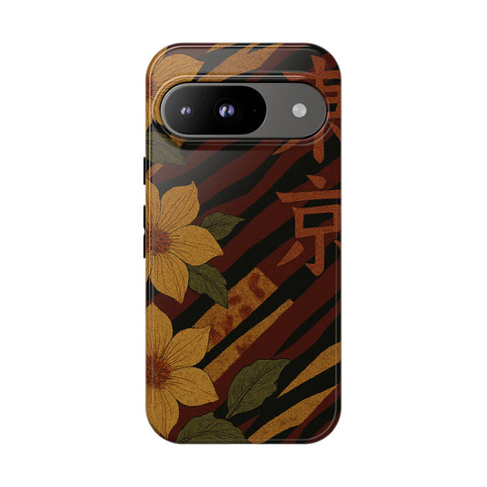 Tiger Petal • Google Pixel 9 • Tough Case • Wireless Friendly