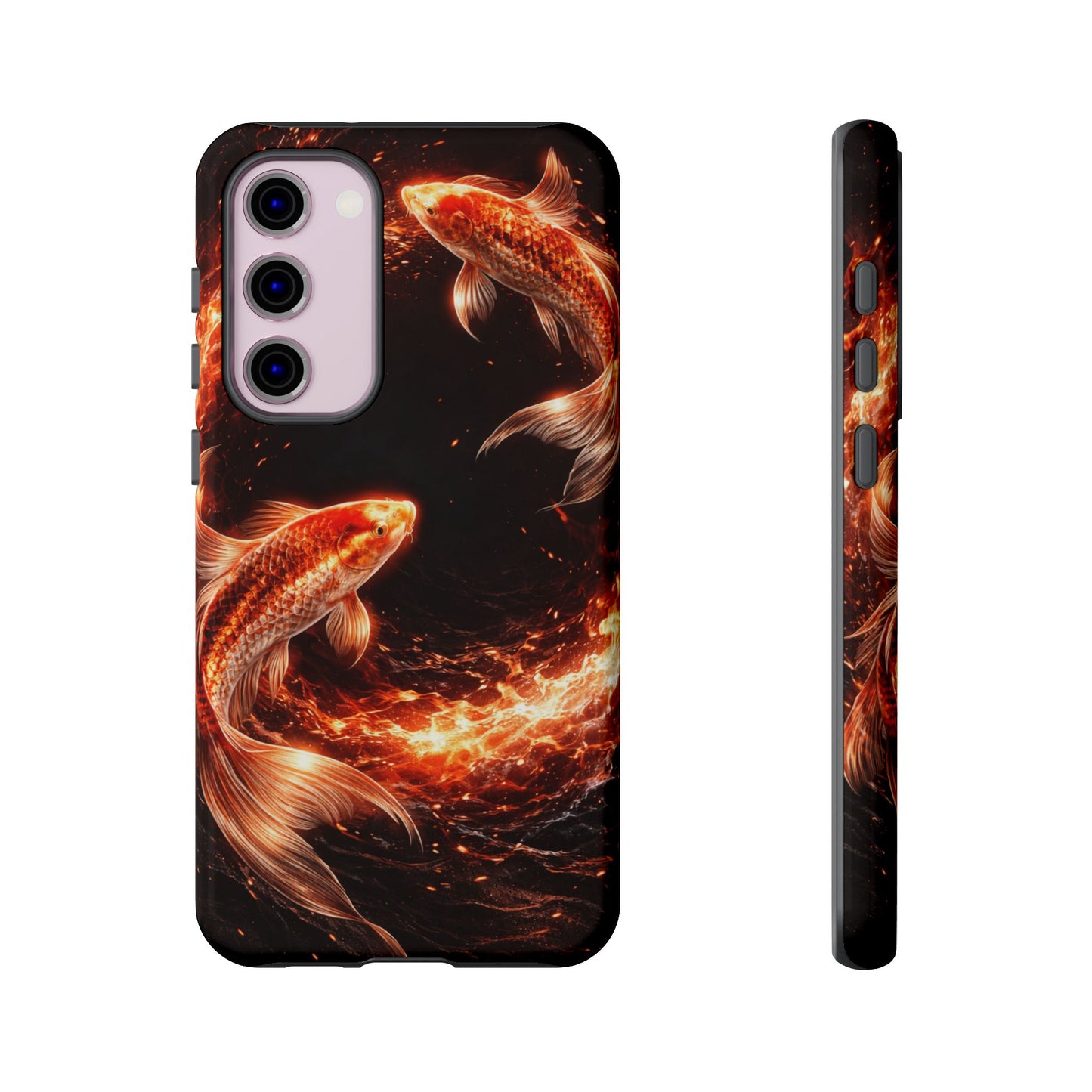 Fire Koi • Samsung Galaxy S23 • Tough Case • Wireless Friendly