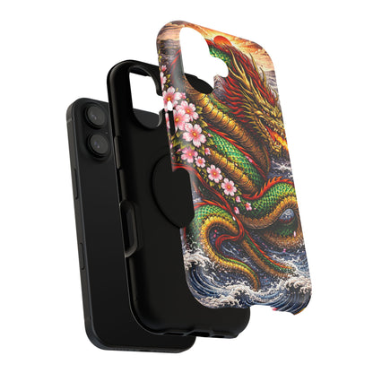 Dragon Oath – Sovereign Flame • Obsidian Irezumi™ • Apple iPhone 17 Pro • MagSafe Tough Case