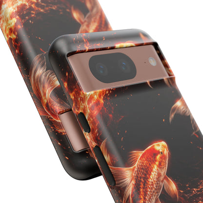 Fire Koi • Google Pixel 8 • Tough Case • Wireless Friendly