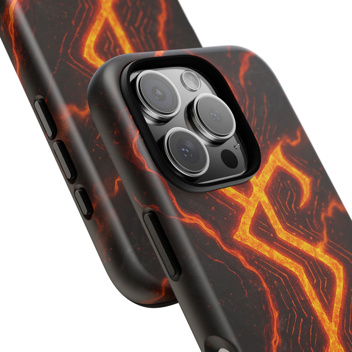 Molten Glyph • Apple iPhone 16 • MagSafe® Magnetic Tough Case