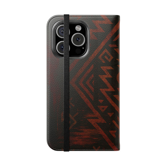 Tribal Glitch • Apple iPhone 16 Flip Case