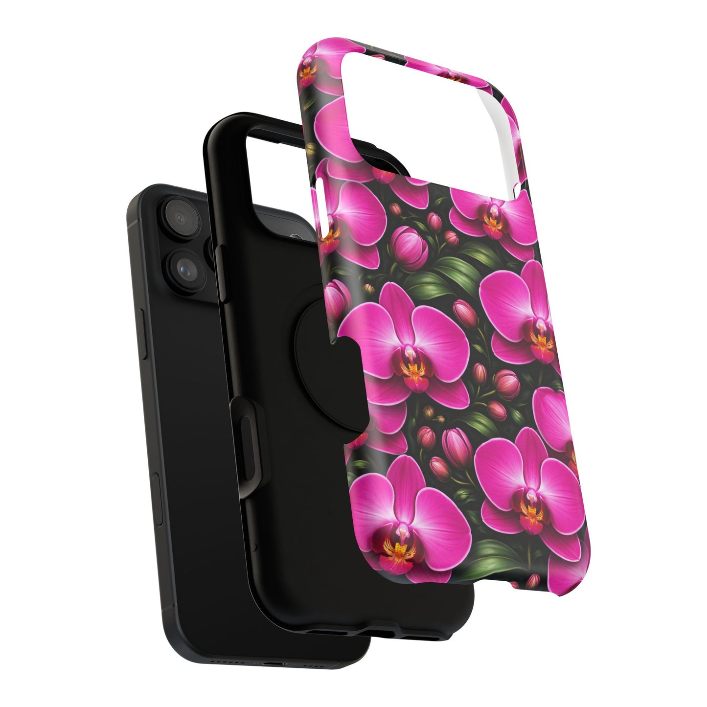 Velvet Orchid • Floral Fusion • Apple iPhone 17 Pro • MagSafe® Tough Case