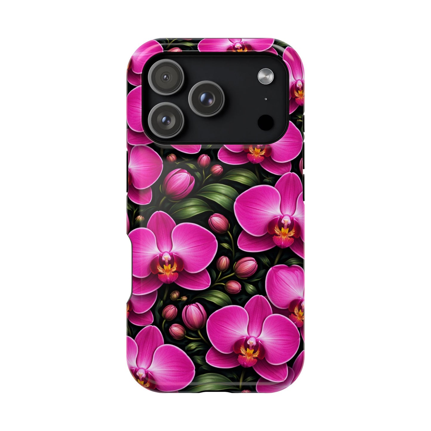 Velvet Orchid • Floral Fusion • Apple iPhone 17 Pro • MagSafe® Tough Case