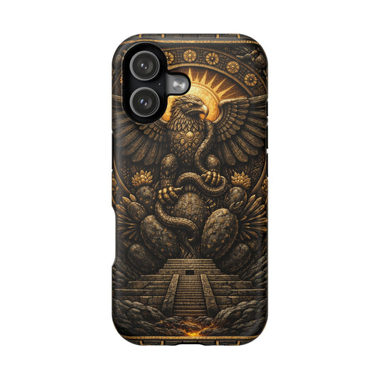 Tenoch • Founder’s Dominion • Empire of the Fifth Sun™ • Apple iPhone 17 Pro • MagSafe Tough Case