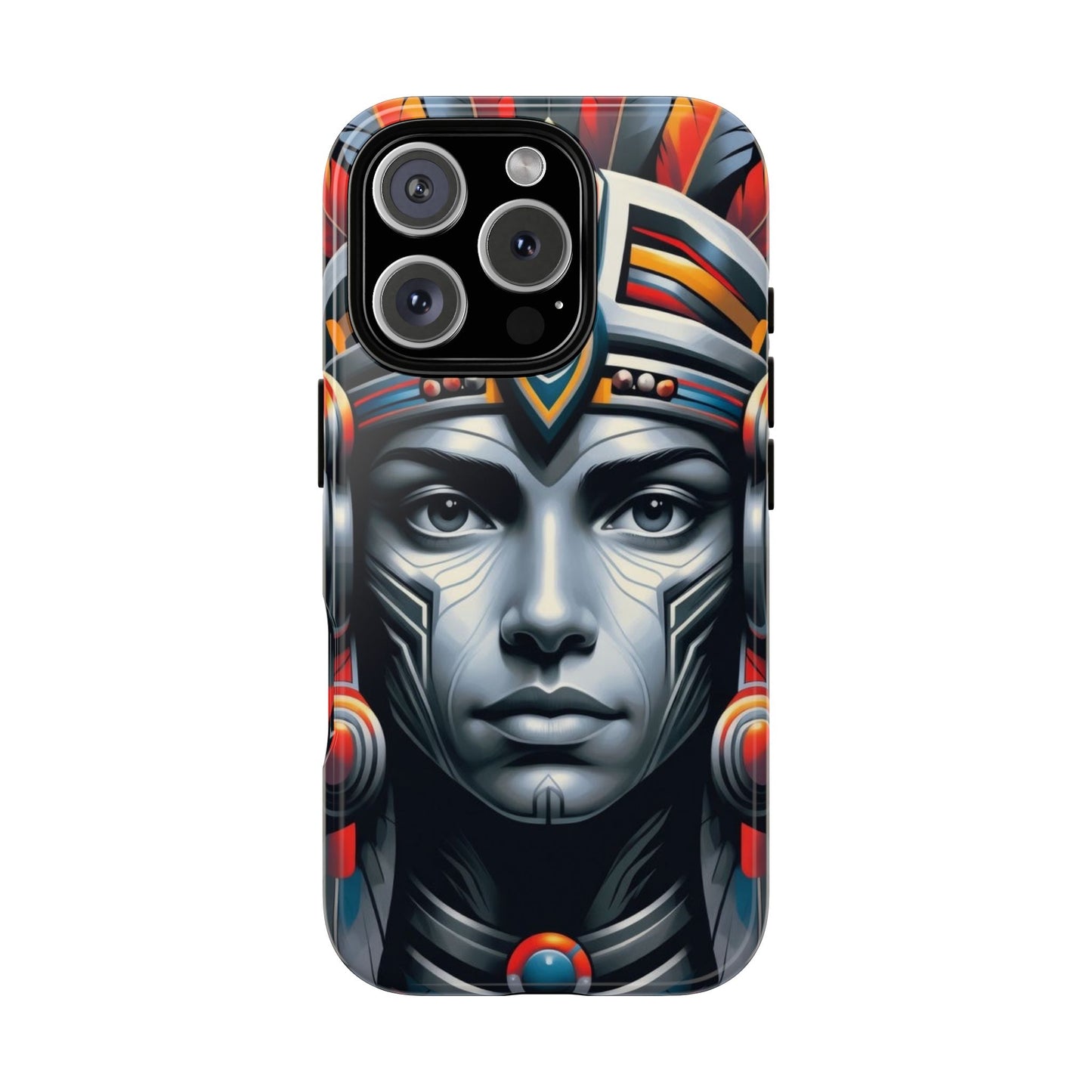 Spectrum Warden • Apple iPhone 16 Pro • MagSafe® Tough Case phone case by Black Hat Pixels