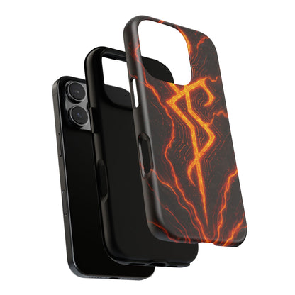 Molten Glyph • Apple iPhone 16 • MagSafe® Magnetic Tough Case