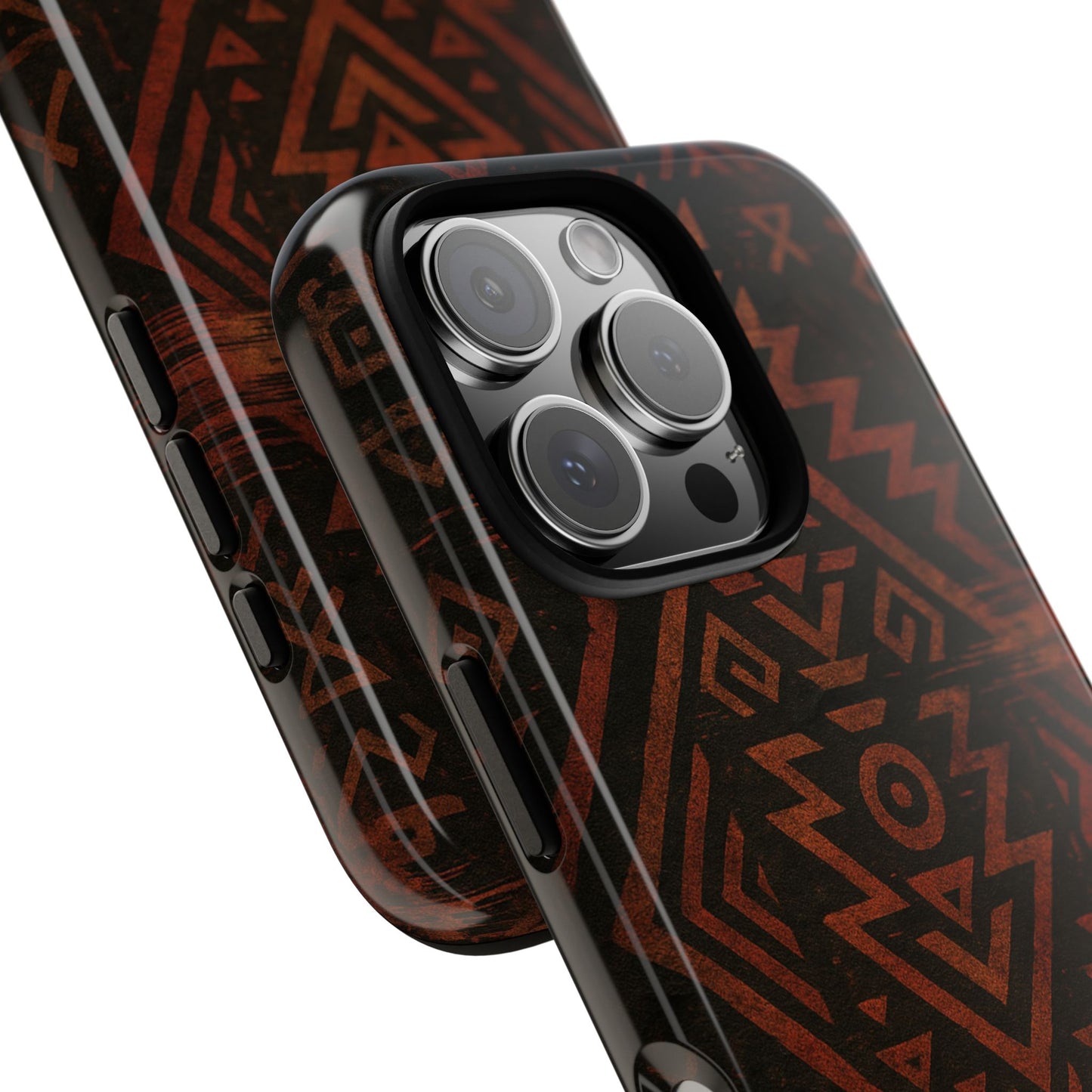 Tribal Glitch • Apple iPhone 16 • MagSafe® Magnetic Tough Case