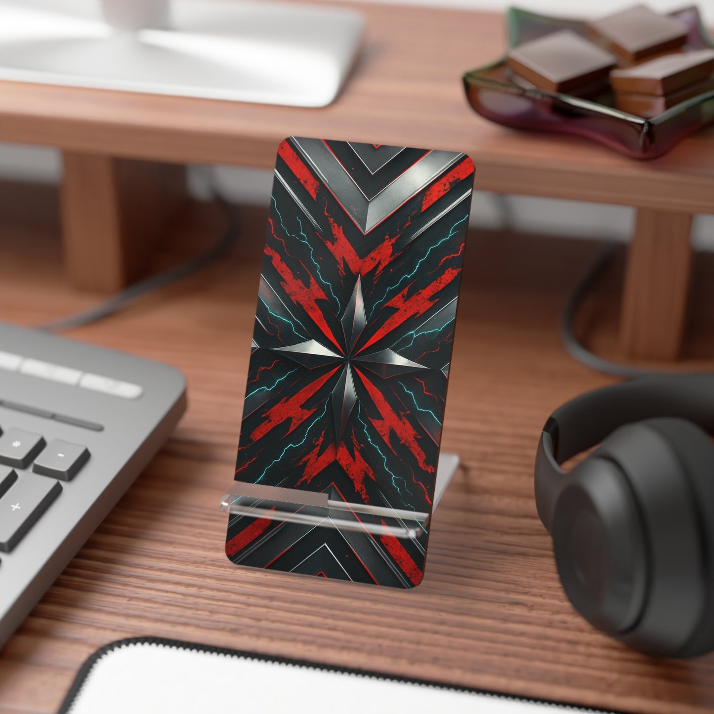 Signal Fade • Smartphone Display Stand tech accessory by Black Hat Pixels