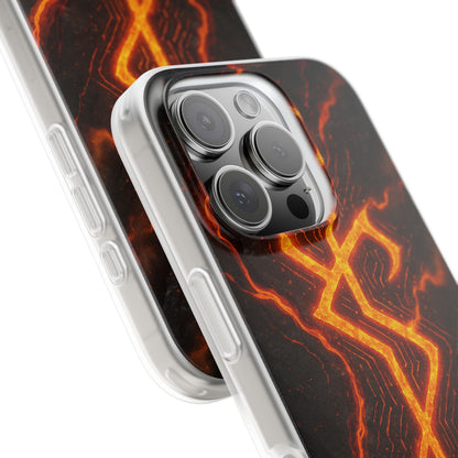 Molten Glyph • Apple iPhone 16 • Flexi Clear Case