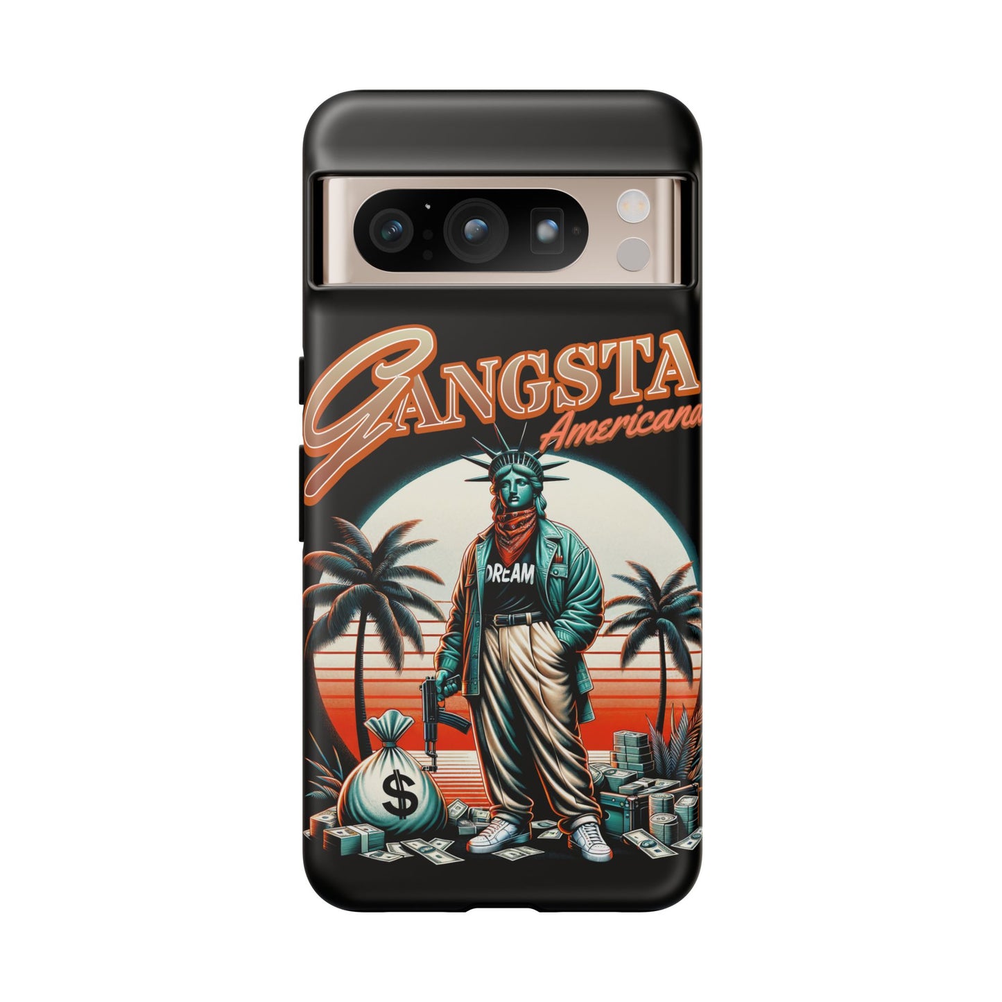 Gansta Americana • Google Pixel 8 • Tough Case • Wireless Friendly
