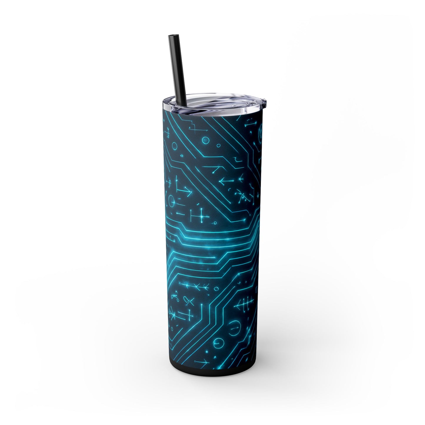 Circuit Glyph • Skinny Tumbler 20 Oz