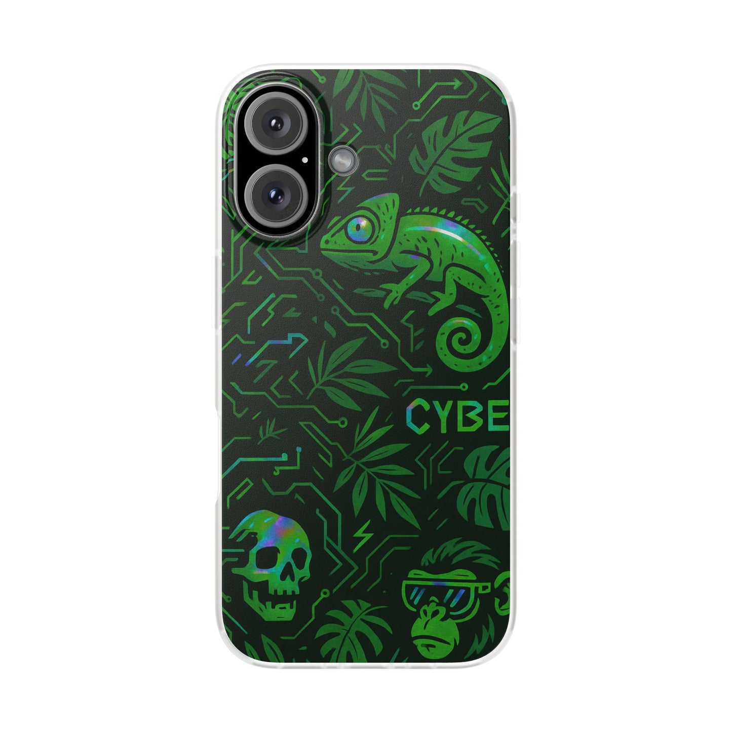 Digital Jungle • Apple iPhone 16 • Flexi Clear Case