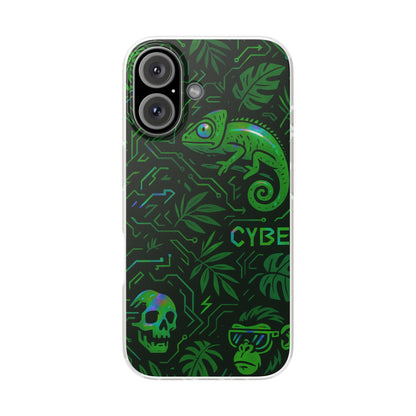 Digital Jungle • Apple iPhone 16 • Flexi Clear Case