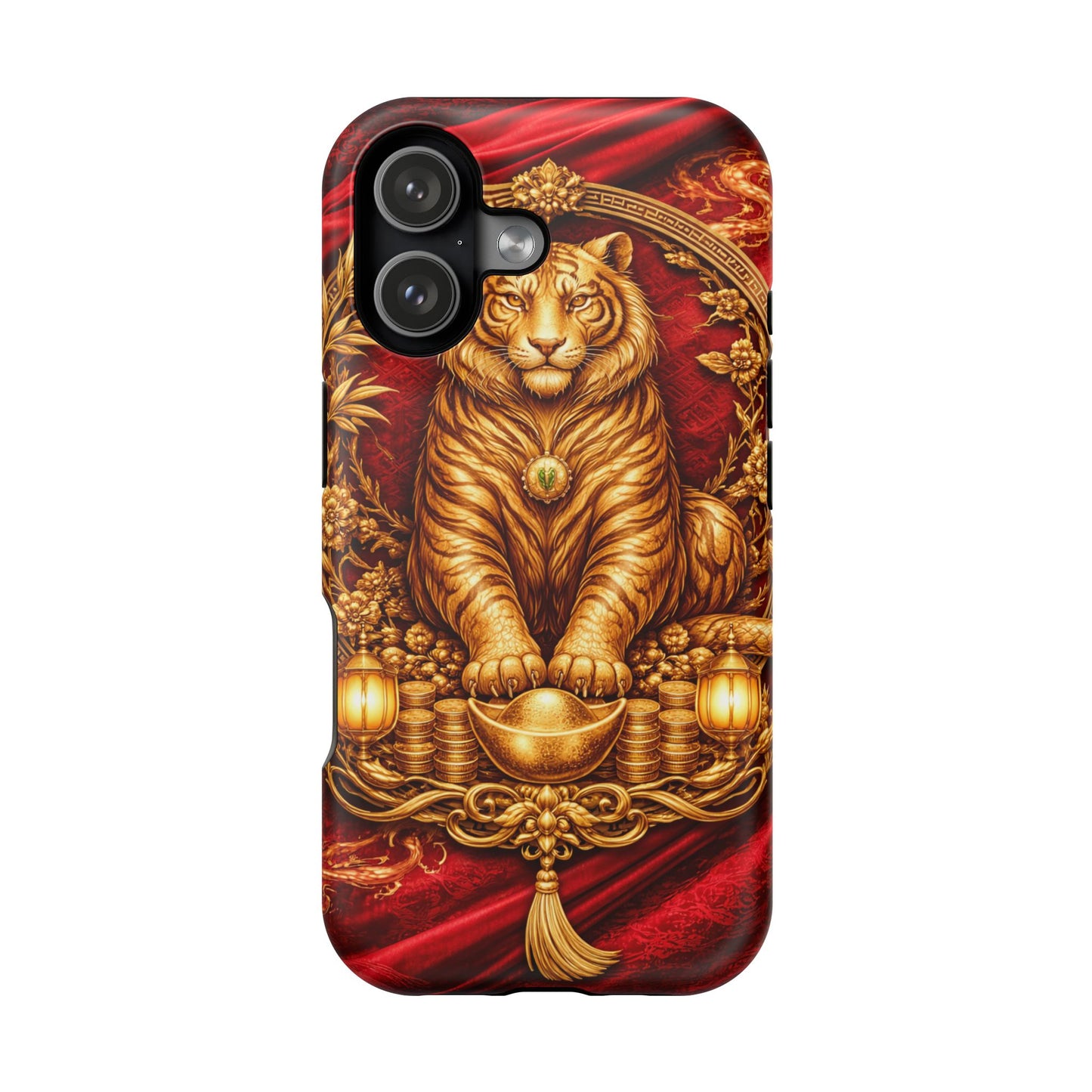 Tiger • Lunar Armor • Imperial Banner • Apple iPhone 17 Pro • MagSafe Tough Case