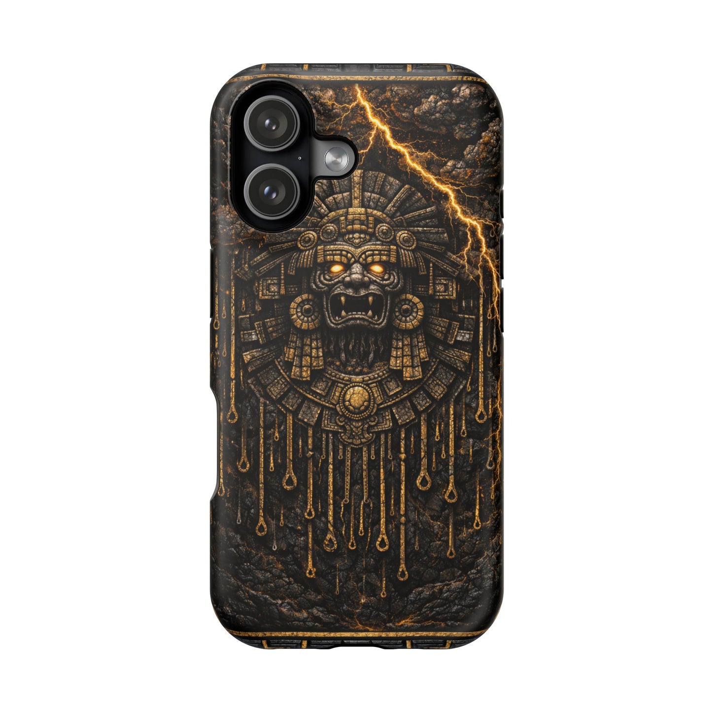 Tlaloc • Storm Covenant • Empire of the Fifth Sun™ • Apple iPhone 17 Pro • MagSafe Tough Case