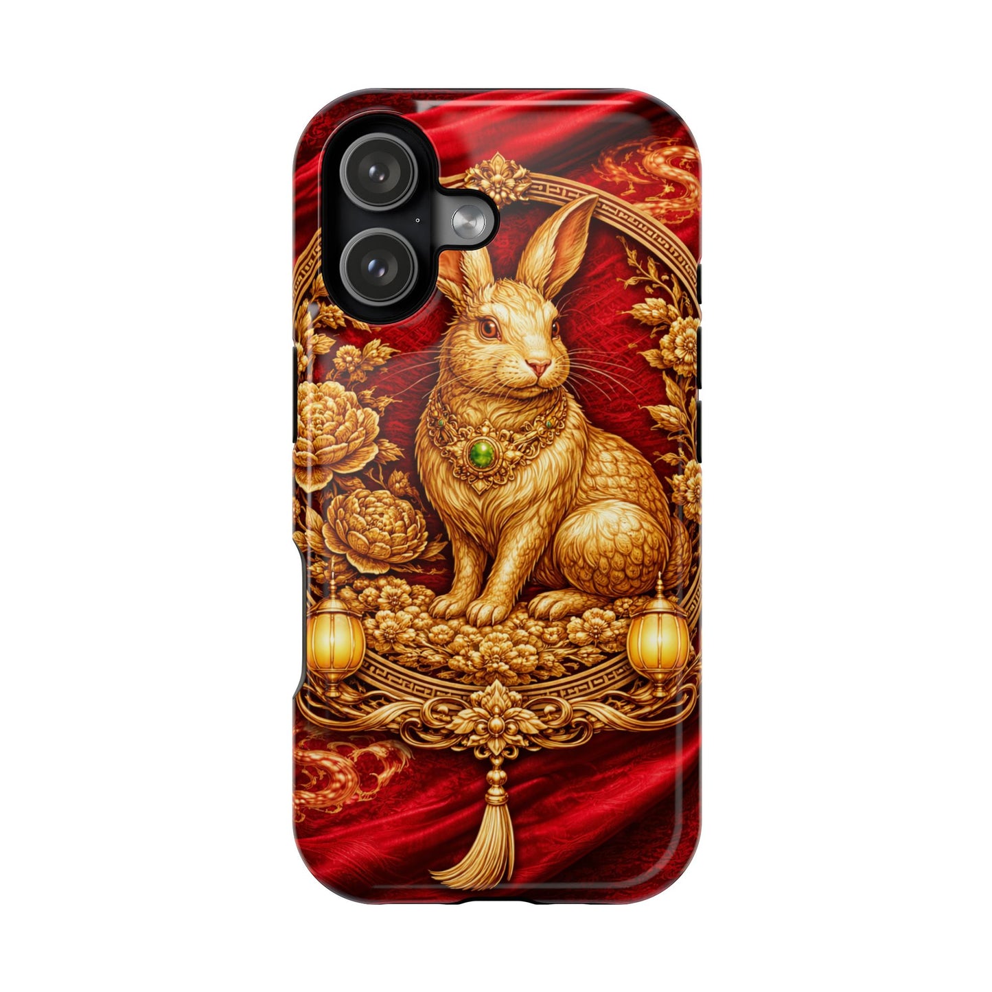 Rabbit • Lunar Armor • Imperial Banner • Apple iPhone 17 Pro • MagSafe Tough Case