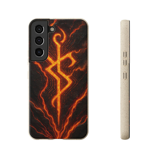 Molten Glyph • Samsung Galaxy S22 Eco-Friendly Phone Case