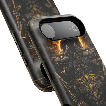 Xolotl • Shadow Guide of Flame • Empire of the Fifth Sun™ • Apple iPhone 17 Pro • MagSafe Tough Case