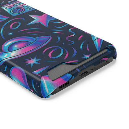 Cosmic Carnival • Samsung Galaxy S22 • Tough Case with Card Holder • Wireless Friendly